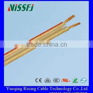 Copper Wire Original Size Transparent Speaker Electric Cable With Red Line 39 thumbnail-1