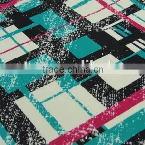 Green Square Spandex Print Nylon Fabric for Beach Chair thumbnail-4