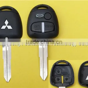 Replacement 3 Buttons Keyless Entry Remote Car Key Fob Shell Case With MIT11R Blade for Mitsubishi Lancer EVO thumbnail-1
