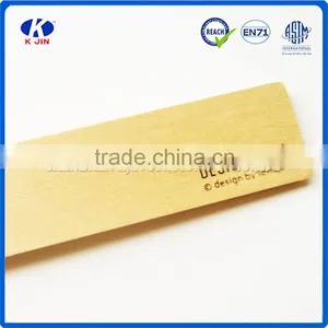 Hot Sale Promotional 15cm Wooden Straight Rulers With Screen OEM LOGO Printed thumbnail-3