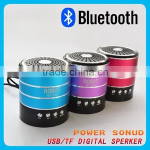 Robot-030u Portable Bluetooth Speaker,,mini TF Card Speaker,with USB Dicsks,speaker Bluetooth,fm Radio thumbnail-1
