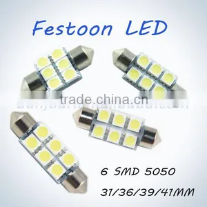 6smd 5050 Led Car Bulb Lamps Auto Led Dome Light thumbnail-1