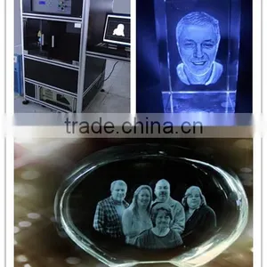 Assiduous Technical Diode Pumped Green Beam Scanner 3D Scene Crystal Gifts Laser Engraving Machine thumbnail-1