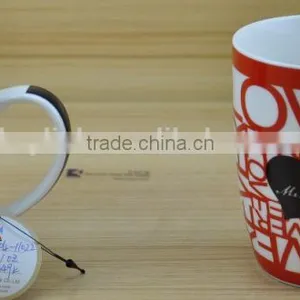 11OZ Love Valentine's Day Design Full Decal Print Coffee Cups, Shiny Surface Porcelain Mug, KL5004-11027 thumbnail-6