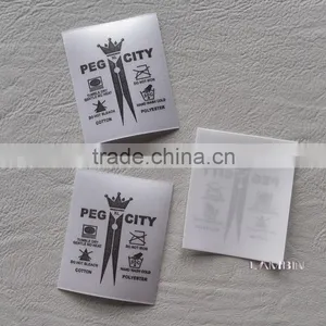 China Label Factory Manufature Printing Main Label for Vest Suit thumbnail-2