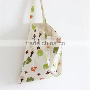2016 New Style Full Printing Canvas Shoulder Bag With Tote for Shopping thumbnail-6