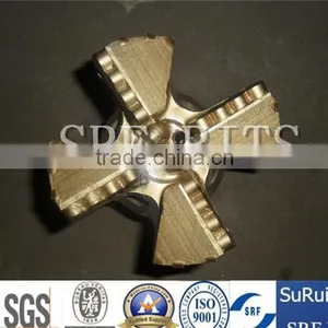 PDC Drag Drill Bit With 4 Wings thumbnail-1