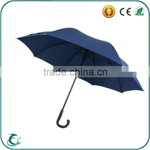 Top Quality Automatic Open Fiberglass Frame Windproof Straight Umbrellas thumbnail-6