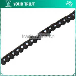 Width 6.0 Centimeter Embroidery Dot Row White Cotton Trimming Lace thumbnail-4