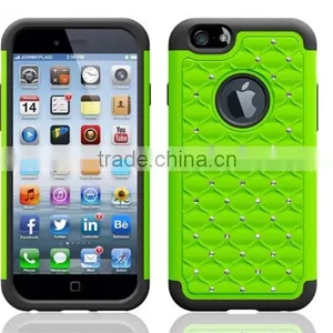 Durable Quality For IPhone 6s Bling Bling Silicon Heavy Duty Back Cover thumbnail-4