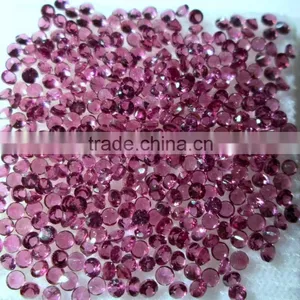 Natural Gems !! Loose Pink Tourmaline Round Faceted Cut Gemstones thumbnail-1