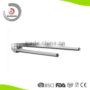 Stainless Steel Double Swing Towel Bar Bathroom Series Towel Rail thumbnail-4