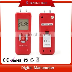 Digital Dual-port Pressure Gas Manometer 10Psi/68.94kPa/ 276.7inH2o From China Supplier TL-102 thumbnail-1