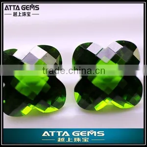 Apple Green Glass-plum Blossom Cut Created Quartz thumbnail-5