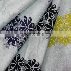 (YH005#)Hot Sell Swiss Lace Textile Bridal Lace Fabric Wholesale thumbnail-1
