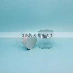 High Quality Small Plastic Jar With Aluminum Cap, 60ml 2oz Plastic Jar With Metal Cap thumbnail-4