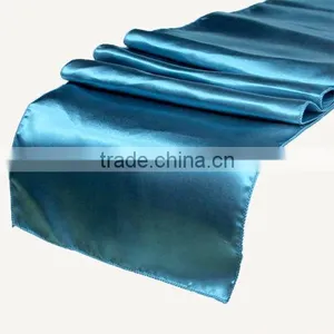 Satin Table Runner Table Cloth for Wedding Decor Supply Party Decor thumbnail-1
