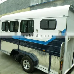 [2014 Hot]Angle Load Deluxe 3 Horse Trailer thumbnail-2