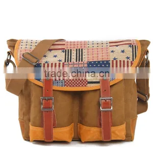 New Canvas Casual Messenger Bag Single Shoulder Casual Messenger Canvas Bag thumbnail-1