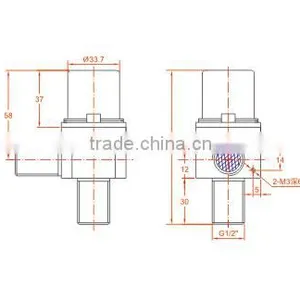 Touch Free Sensor Tap Faucet Sanitary Ware Solenoid Valve Magnetic Valve 6V thumbnail-3