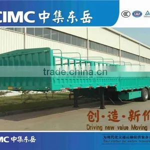 CIMC 3 Axles Fence Semi Trailer With Gooseneck Style Optional for Livestock / Cow / Cattle Transportation thumbnail-6