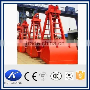 CE Certificated Hydraulic Grab Bucket for Overhead Crane thumbnail-1