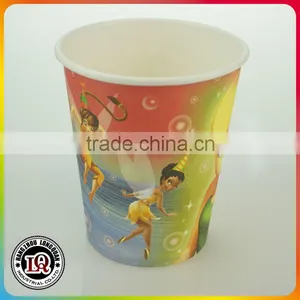 Cheap Disposable 9oz Single Wall Hot Custom Printed Paper Coffee Cups thumbnail-2