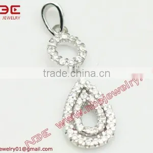 925 Silver Necklace Pendant With AAA Zircon Stone thumbnail-1