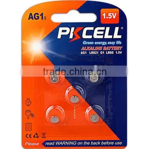Coin Cell Battery 1.5V AG1 LR60/164/621 Alkaline Button Cell thumbnail-3