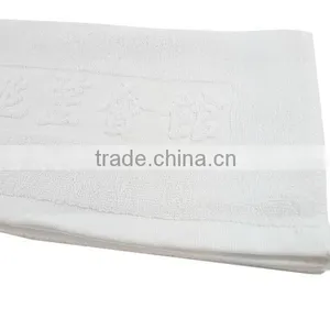 White Two Sides Embossed Jacquard Hand Towel thumbnail-5