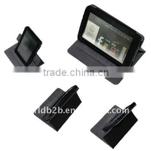 Dual-View 360 Degree Roate Leather Folio Case Cover for Amazon Kindle Fire 7-Inch Android Tablet thumbnail-1