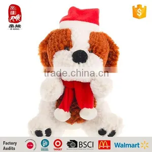 Custom Stuffed Toys Bear Christmas Animated Plush Dog thumbnail-1