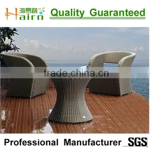 Outdoor Metal Table and Chairs With Seat Cushion thumbnail-2