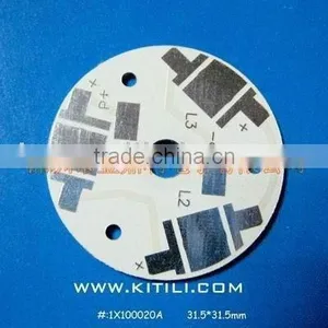 3*1W LED PCB 31.5mm Diameter thumbnail-1