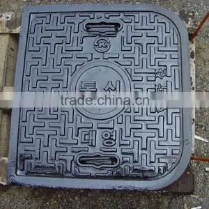 Casting Iron Durable Square Nodular Manhole Covers Top Selling High Quality OEM China Factory Foundry Manhole Covers thumbnail-4