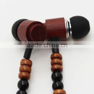 Best Selling Super Bass In-ear Solid Wood Earphone thumbnail-6