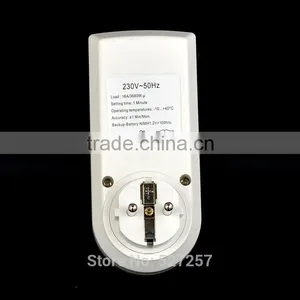 12/24 Hours Digital Plug-in Timer Programmable EU Plug Socket Switch thumbnail-4