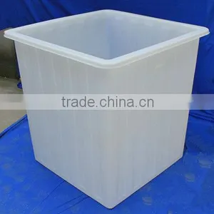 160 Liters Natural Solid Plastic Rectangular Stacking Tank thumbnail-1
