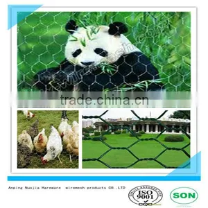 Wholesale Galvanized or PVC Coated Chicken Wire Mesh/hexagonal Wire Mesh (manufacturer ISO9001 ) thumbnail-1