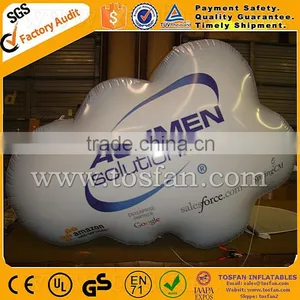 Advertising Inflatable Helium Balloon,inflatable Cloud Sky Balloon With Logo F2062 thumbnail-2