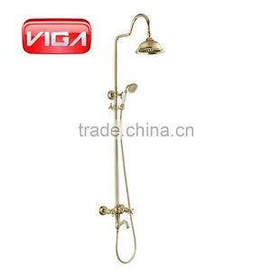 Bathroom Faucet Brass Shower Column Set thumbnail-6