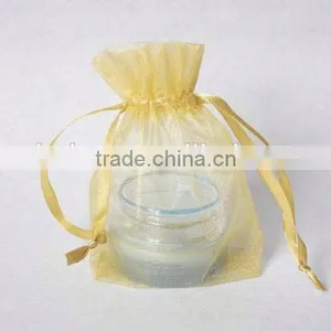 Organza Small Cheap Drawstring Promotional Fabric Gift Bag Manufactureres thumbnail-1