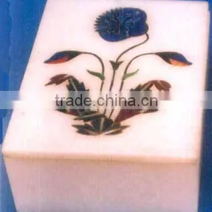High Class Inlaid Marble Box thumbnail-1