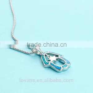 Opal Single Big Stone Pendant Designs for Women Natural Stone Pendent thumbnail-4
