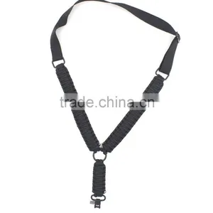 One Point Paracord Rifle Sling, Fire Starter Buckle Sling, 550 Paracord Rifle Sling, thumbnail-1