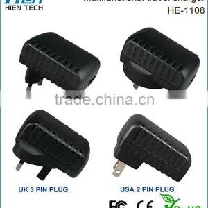 Mobile Phone Charger Connector Mobile Phone Charger Intercangeable Plug Suit for Mobilephone/tablet/camera thumbnail-1