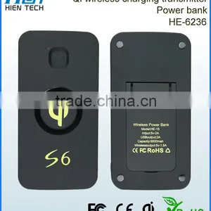 100% Match Samsung Galaxy s6 QI Wireless Charger Power Bank thumbnail-4