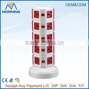ME-S5 Five Layer Vertical Rotary Socket of Multifunction Plug Socket thumbnail-1