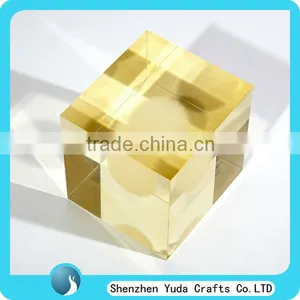 High Clear Acrylic Blocks Colors Display Block For Jewelry Plexiglass Blank Block thumbnail-1
