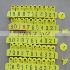 Animal Ear Tag Sheep Ear Tag Mark Laser Type Don't Rub off Not Break Decorative Plate Imported Polyurethane Materials thumbnail-3